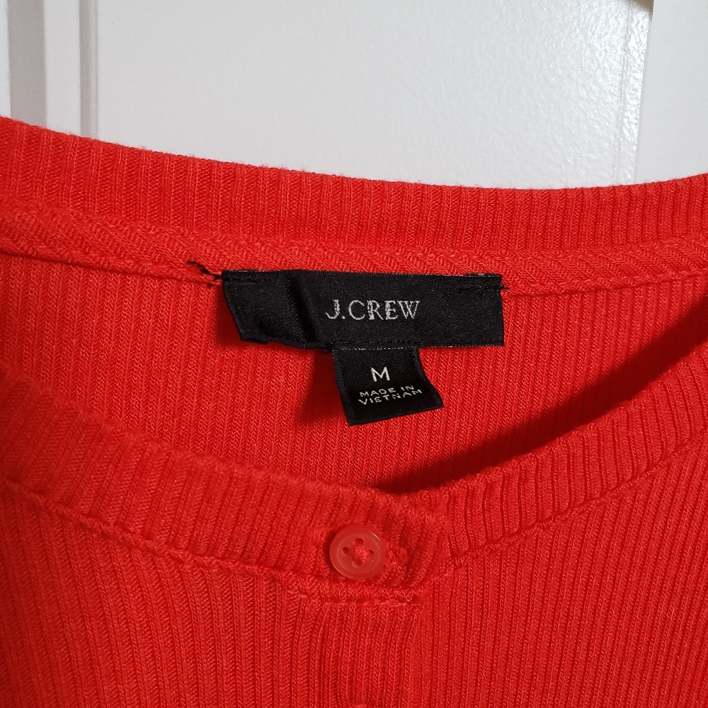 J Crew Ribbed Top - Picture 3 of 4